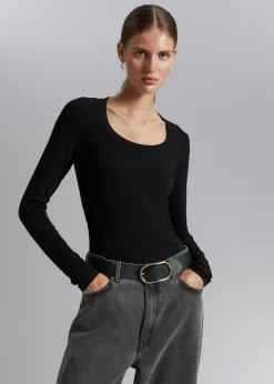 Outlet Top Med Rund Hals Kvinder Toppe