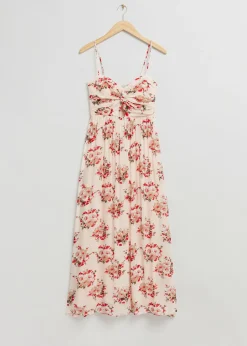 Shop Twist-Front Bustier-Kjole Kvinder Kjoler