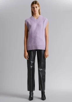 New Uld Strik Vest Kvinder Strik