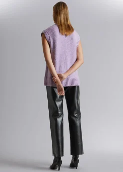 New Uld Strik Vest Kvinder Strik