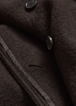 Cheap Voluminos Uldfrakke Med Baelte Kvinder Frakker & Jakker